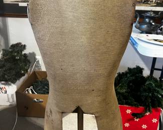 Antique Mannequin / Male Chest Form
Awesome Display piece !
