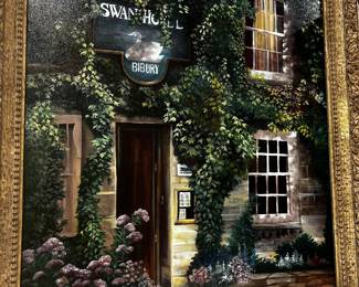 Painting by local Artist / Donna Shellbourne
English Inn / quality / c1997