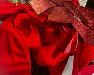 Many large Red Bows