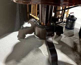 Nice Antique Entry Table / showing base/ top needs little re-do