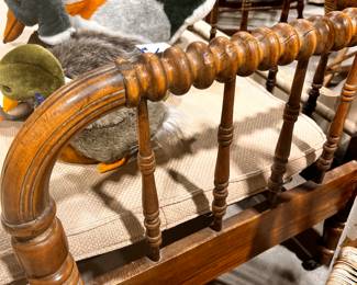 Jenny Lind Vintage Wood Bench