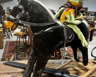 Christmas Rocking Horse
Whimsical Frog atop