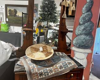 Victorian Eastlake DRESSER / Marble Top
Small Prayer Rug