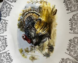 Vintage Turkey Platter