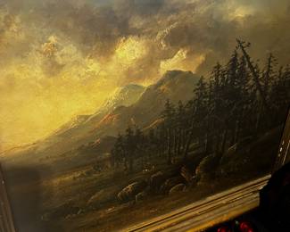 Antique Paintings / this one by Joseph Hutchins Calif Artist / deceased in 1893
Collectible
We’ll get a better pic !