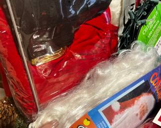 Full Santa Outfit w/Full Beard