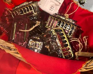 Trolley Glass Ornaments
 from Trolley Stop Antiques 