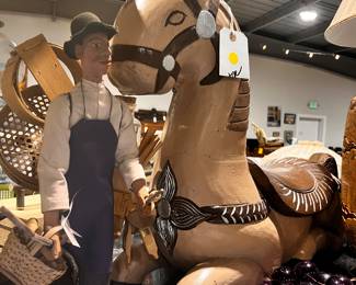 MCM Horse
The ‘Basket Peddler’ Carved figure
