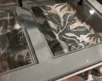 Window style Coffee Table / heavy glass