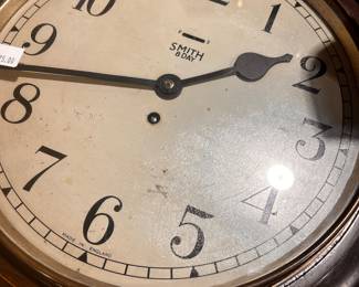 Smith 8 day Clock vintage 