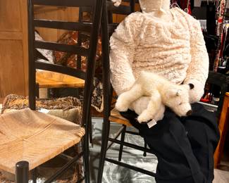 (4)  Ladderback Chairs
Custom made Polar Bear / Full size