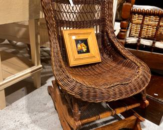 Many Antique Chairs & Rockers
Wood/Leathers/Wicker