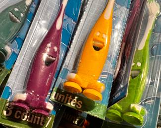 New kid tooth brushes / stocking stuffers