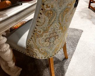 Pair Upholstered Chairs / Nice condition 