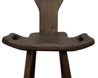 Antique Birthing Chair from Germany