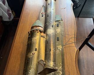 Signed Curtis Jere Metal Castle Wall Decor