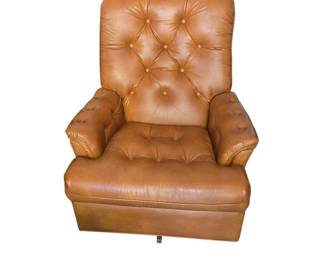 Vintage Stratford Designs Swivel Rocker with Tufted Back Arms and Seat