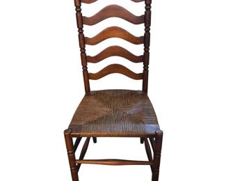 Ladderback Chair with Rush Seat