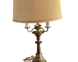 Vintage Brass 3 Arm Table Lamp