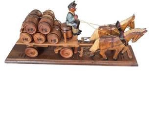 Wooden German Beer Wagon