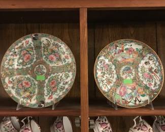Rose Medallion decorative plates