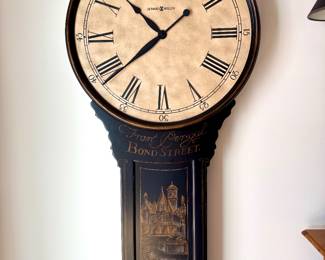 $300 - Howard Miller Bond St. Wall Clock - 24.5x5x50