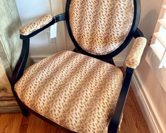 $200 - John Hutson custom upholstered armchair - 28x23x37.5