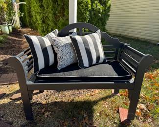$150. Poly outdoor bench by plow & hearth. 48 x 20 x 38H