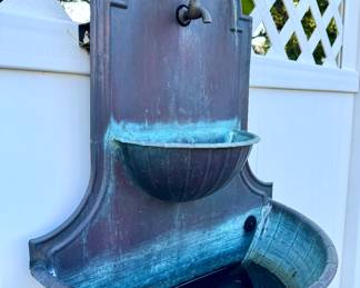 $150 - Vintage copper hanging fountain