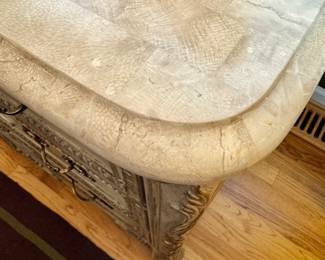 $400 - Vintage 3 drawer dresser with a tessellated top (sells new for $695) - 46x19x32
