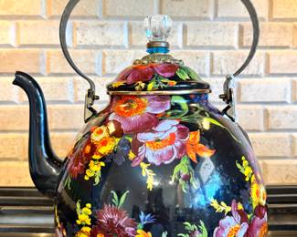$120 - Mackenzie Childs Flower Market tea kettle