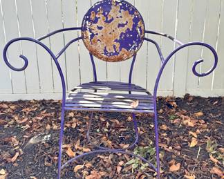 $48 - Purple Chair - 36x16x37