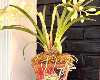 $68 - Faux flower in pot