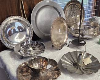 Silverplate, vintage and antique