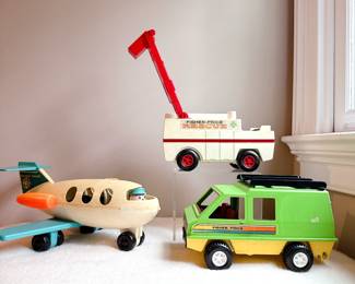 Fisher-Price Adventure People Emergency Rescue Truck, Fisher-Price Adventure People Daredevil Sports Van, fisher price airplane