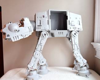 kenner star wars power of the force electronic imperial at-at walker