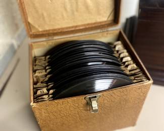 Record collection for Victrola