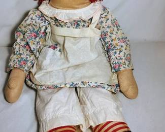 Vintage Original Raggedy Ann 33 Knickerbocker Doll