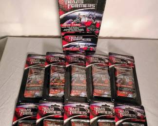 10 2007 Transformer 2 Pack Blister Sealed Movie Cards  Gravity Fed Display Box
