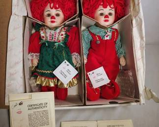 1995 Marie Ormond Collector DollS Jingles Belle Twins 