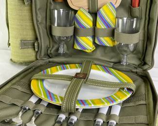 Deluxe Picnic Backpack Set For Two