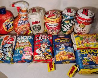 12 2007 Wacky Packages Soft Stuffed Vinyl Toy, Collection 2 Large 