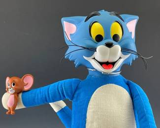  005 1965 Mattel Tom Jerry Talking Plush Pullstring Doll