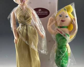 Marilyn Monroe Doll and Chicken Of the Sea Plush
