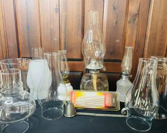 Oil Lamps Glass Lamp Chimneys