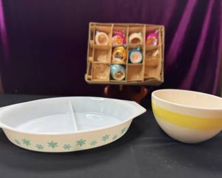 Vintage Bowls And Ornaments