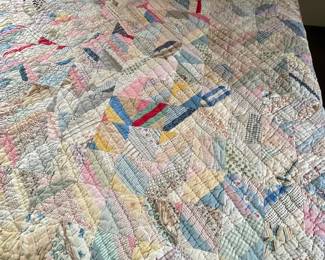 Vintage Patchwork Handmade Quilt