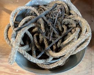 Driving Horse Bit With Rope