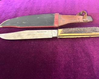 German Original Bowie Knife W Sheath