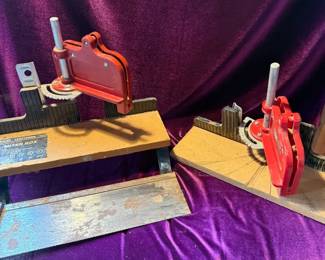 Two Miter Boxes And Miter Saw